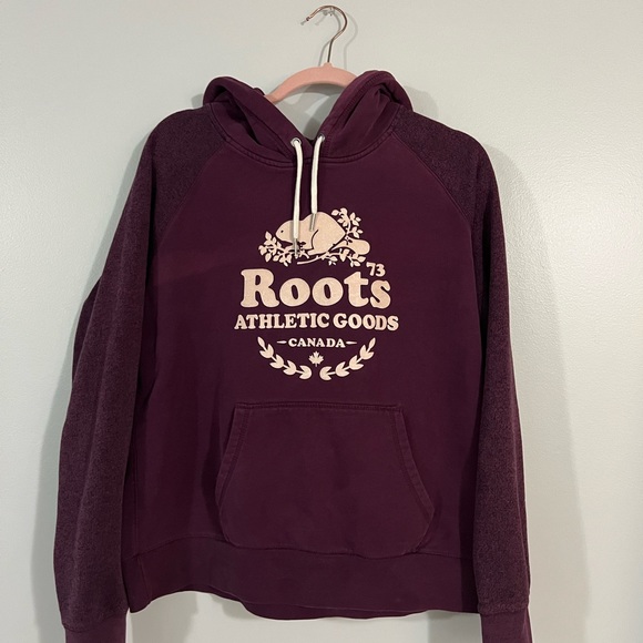 Burgundy roots hoodie - Picture 3 of 9